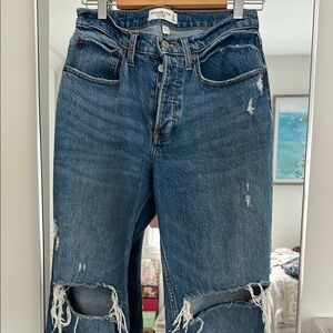 Abercrombie 90s Baggy Low Rise Jeans 26 Short